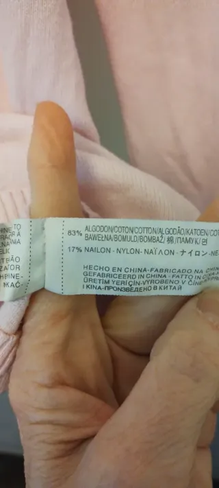 Jersey Zara Knit Oversize Rosa Mujer