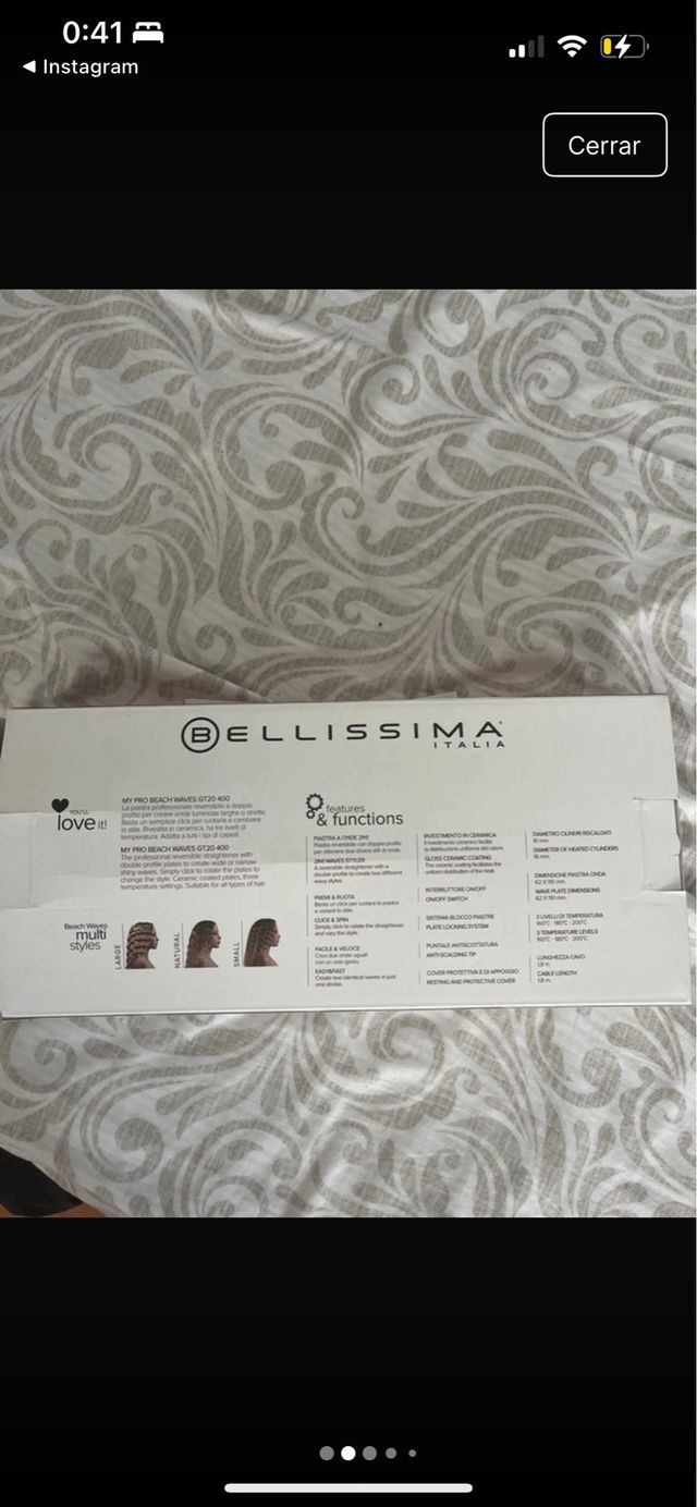 Planchas de pelo Bellissima Italia