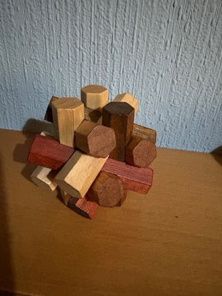 Lote 2 Puzzles Madera