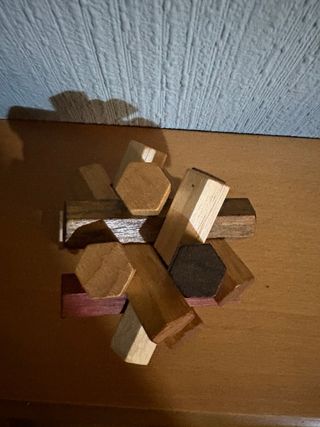 Lote 2 Puzzles Madera