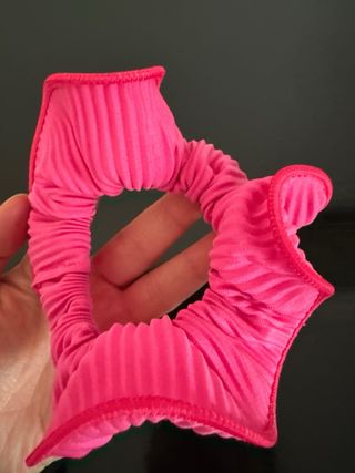 Elastico per capelli fucsia