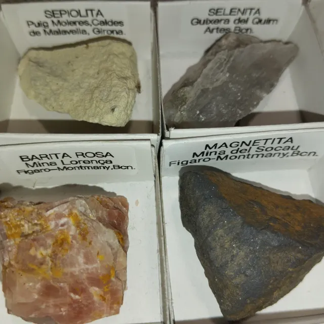 Lote de 15 minerales coleccionismo