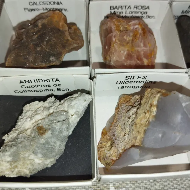 Lote de 15 minerales coleccionismo