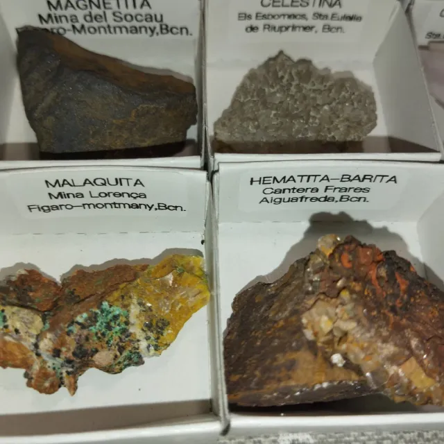 Lote de 15 minerales coleccionismo