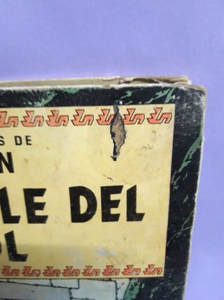 TINTÍN. EL TEMPLE DEL SOL. 1ª EDICIÓN. EDIT JUVENT