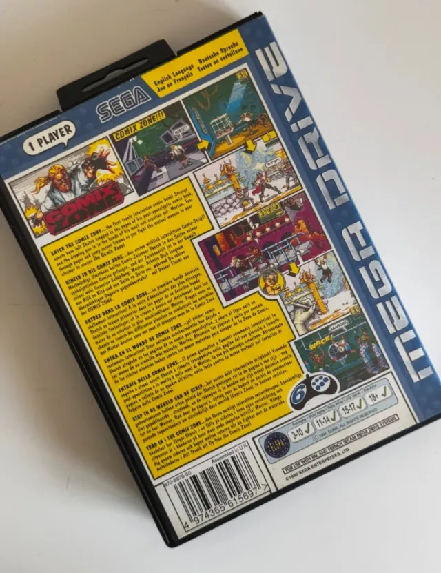 Comix Zone Mega Drive (ver fotos..)