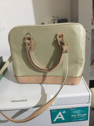 Borsa Louis Vuitton Beige/Marrone