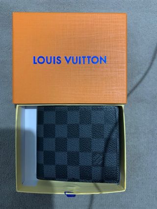 Cartera Hombre de Cuadros oscuros