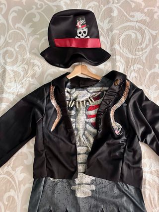 Disfraz pirata esqueleto