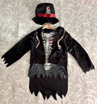 Disfraz pirata esqueleto