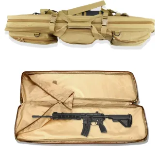 Mochila para rifle color caqui