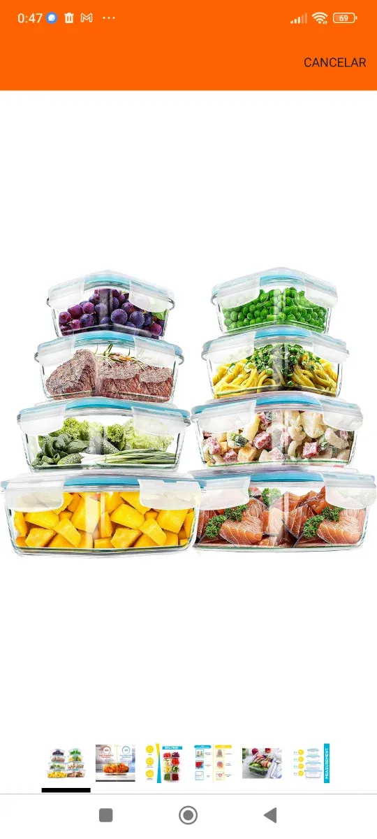 Recipientes de Vidrio para Alimentos