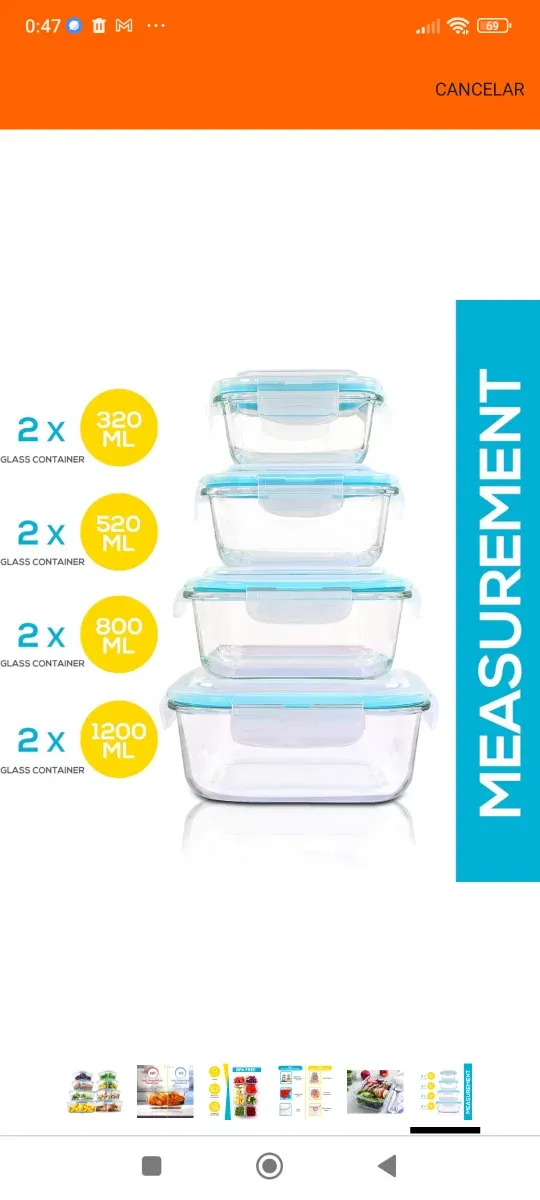 Recipientes de Vidrio para Alimentos