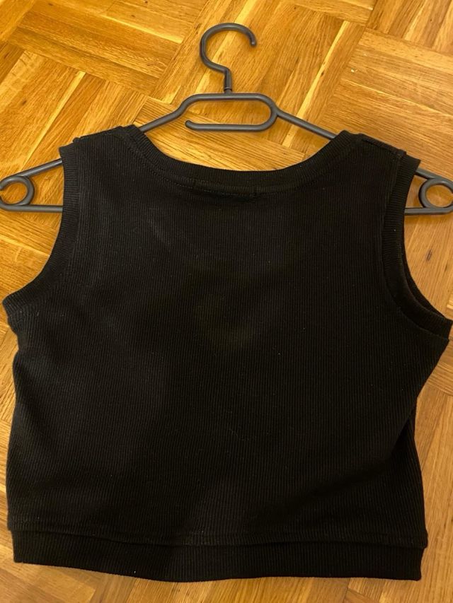 Top Prada Nero senza maniche