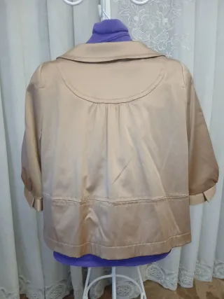 Chaqueta mujer, Zara Basic dorada Talla L