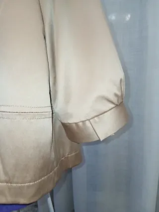 Chaqueta mujer, Zara Basic dorada Talla L