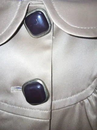 Chaqueta mujer, Zara Basic dorada Talla L