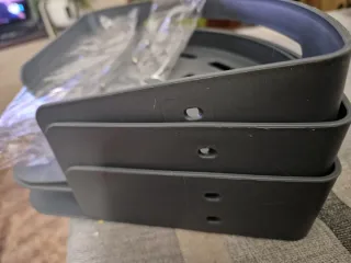 Estantería de esquina gris