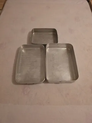 3 Bandejas para Horno Metálicas.