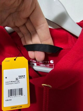 Felpa Carhartt con cappuccio e logo