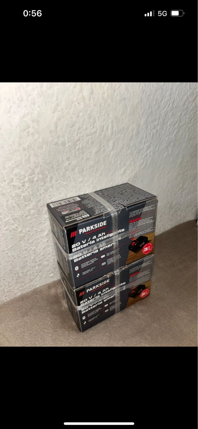 2 Baterías Parkside 20V 4Ah Inteligentes