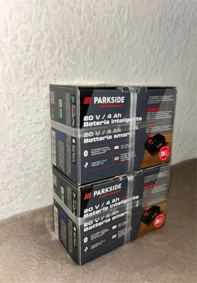 2 Baterías Parkside 20V 4Ah Inteligentes