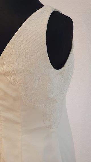 Vestido de Novia Nuevo Encaje y Godets