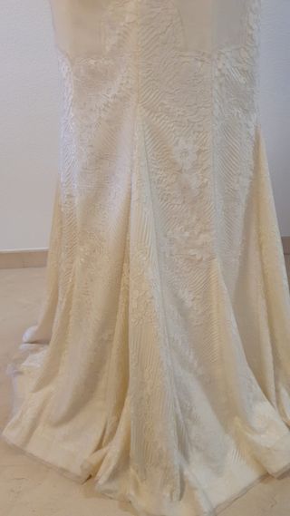 Vestido de Novia Nuevo Encaje y Godets