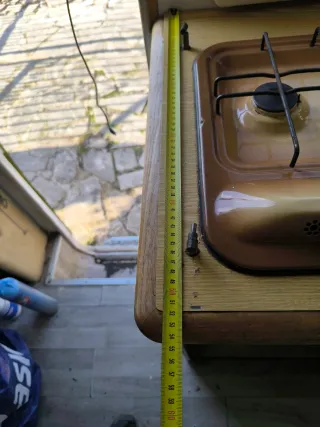 Cocina autocaravana: Fogones y fregadero