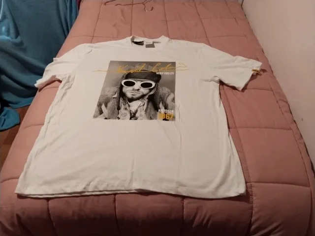 Camiseta Kurt Cobain Lefties Talla XXL