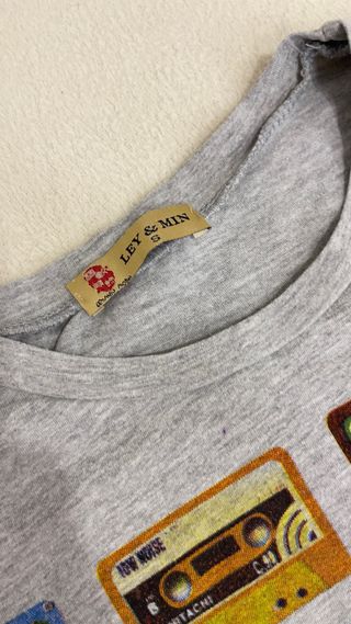 Camiseta Vintage Cassettes Talla S