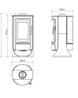 Estufa de Leña Royce  Nueva  MAD2020