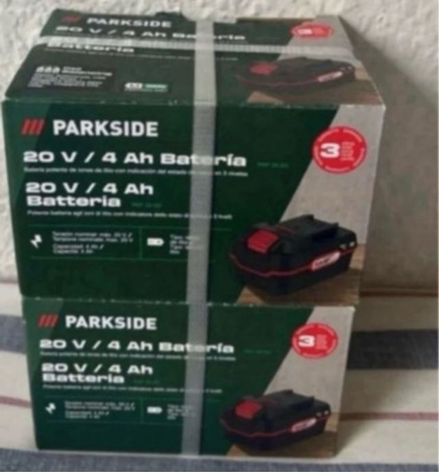 2 Baterías Parkside 4Ah