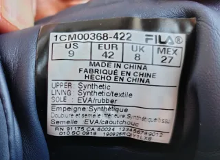 Deportivas Fila Azul/Rojo Talla 42