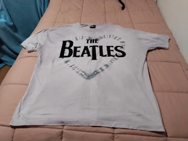 Camiseta The Beatles Tie-Dye XL Lila