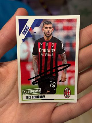Autografo Theo Hernandez - Sticker