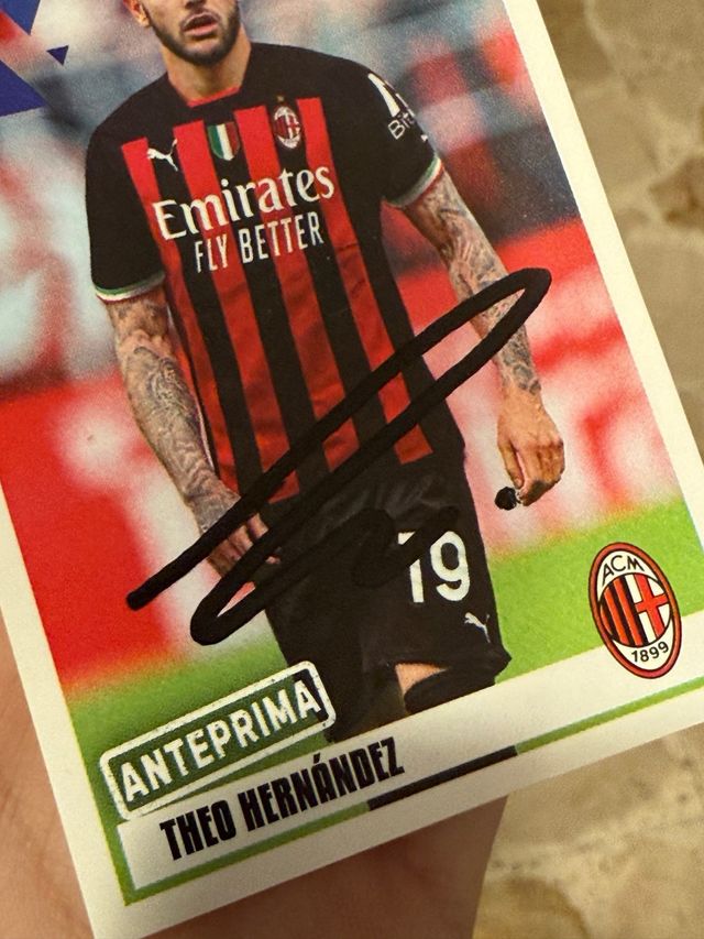Autografo Theo Hernandez - Sticker