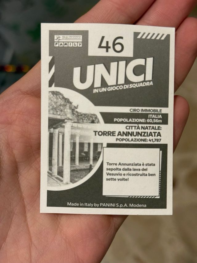 Figurina Panini Ciro Immobile Autografata