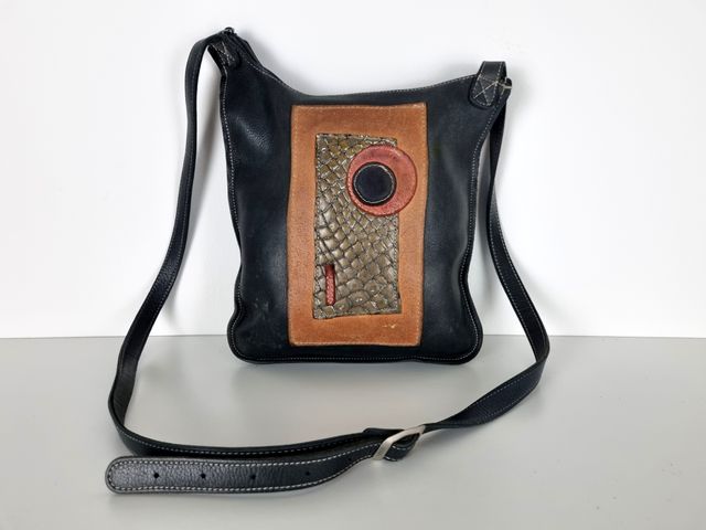Bolso de Piel Genuina Vintage - Hecho a Mano