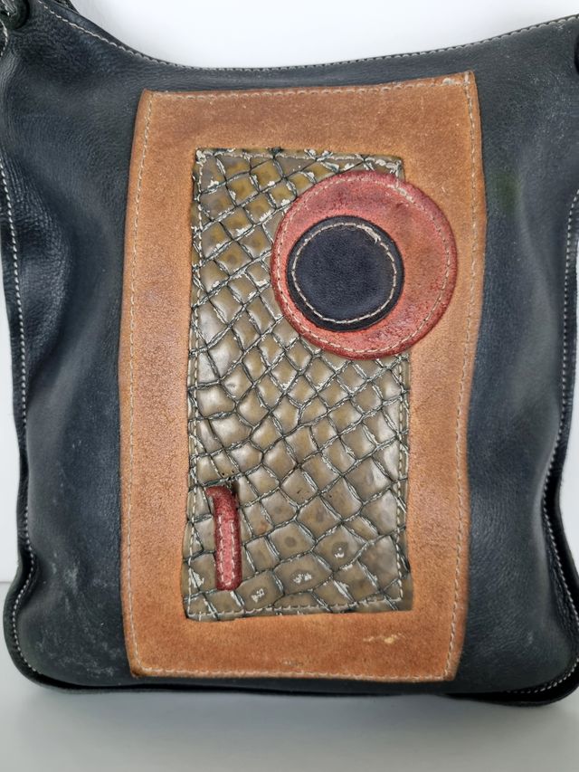 Bolso de Piel Genuina Vintage - Hecho a Mano