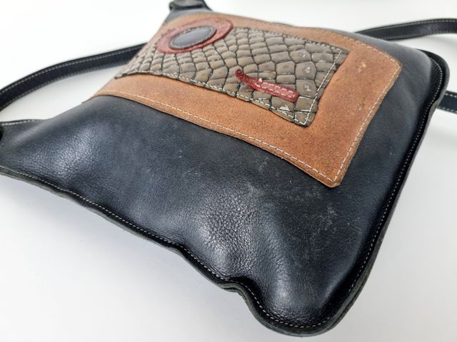 Bolso de Piel Genuina Vintage - Hecho a Mano