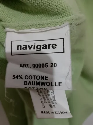 Maglione Navigare verde taglia XL