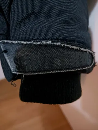 Chaqueta Schott NYC Negra con Forro Beige