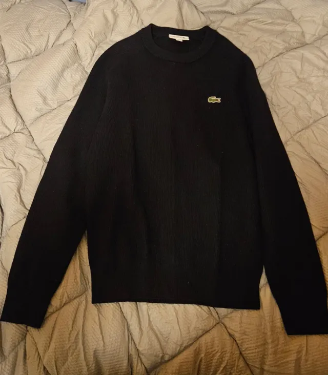 Jersey Lacoste Lana Azul Marino