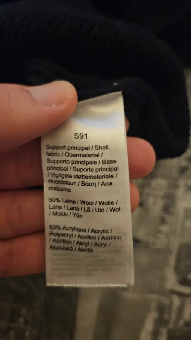 Jersey Lacoste Lana Azul Marino