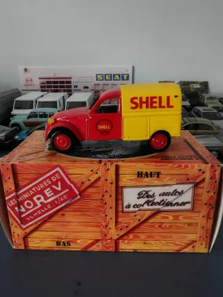 Citroën 2 CV AZU 1/43 Norev Shell