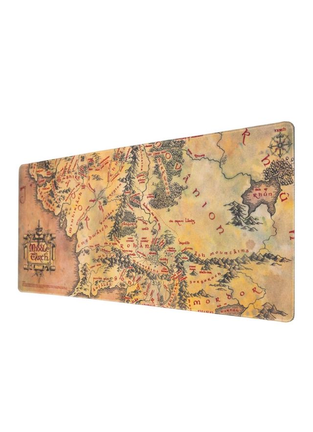 Tappetino XXL Il Signore degli Anelli Mappa 80x35