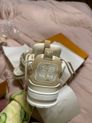 Scarpe Louis Vuitton Skate Beige