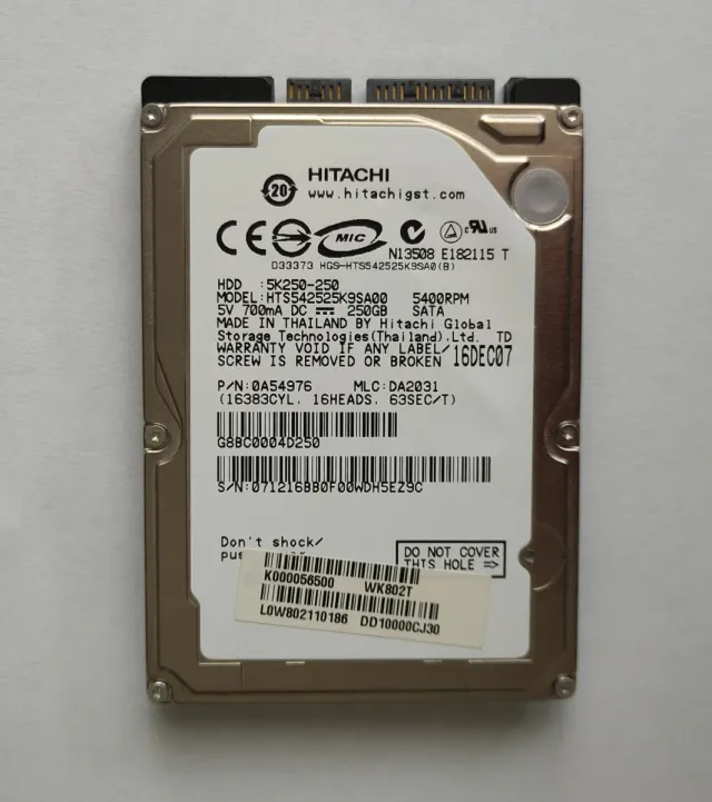 Hard disk HDD 250GB Hitachi