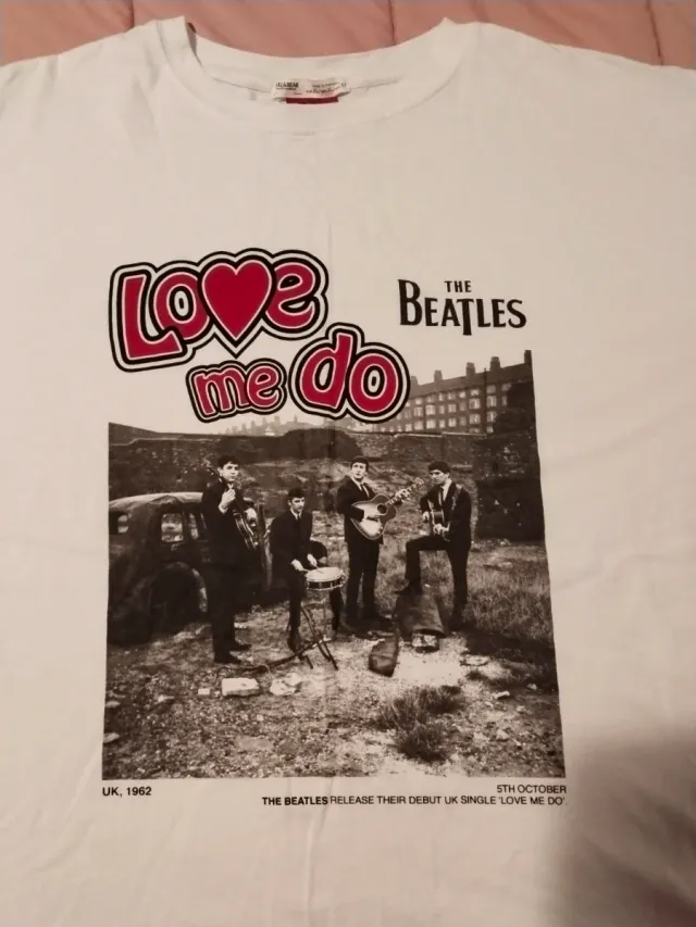 Camiseta The Beatles Love Me Do XL
